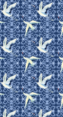 Modern roller blind Herons