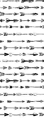 Fabric roller blind Sketch of arrows