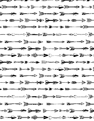 Fabric roller blind Sketch of arrows
