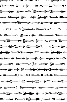 Fabric roller blind Sketch of arrows