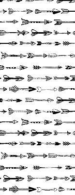 Fabric roller blind Sketch of arrows