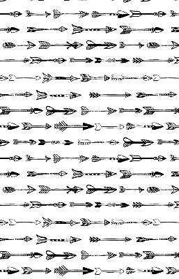 Fabric roller blind Sketch of arrows