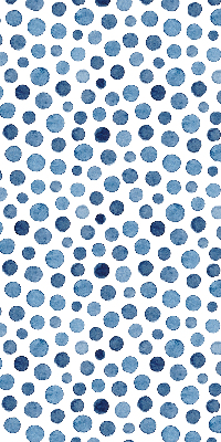 Modern roller blind Blue dots