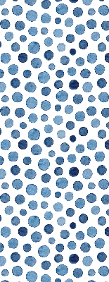Modern roller blind Blue dots