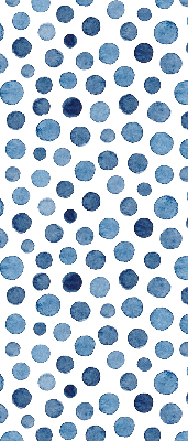 Modern roller blind Blue dots