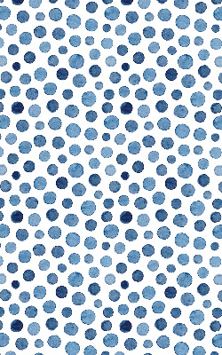 Modern roller blind Blue dots