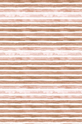 Fabric roller blind Brown painted stripes