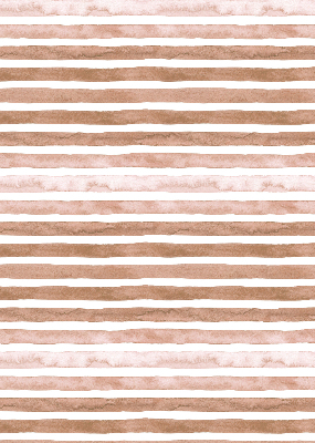 Fabric roller blind Brown painted stripes