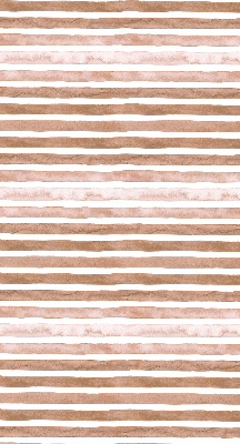 Fabric roller blind Brown painted stripes