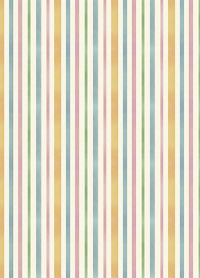 Modern roller blind with colorful vertical stripes