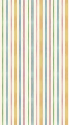 Modern roller blind with colorful vertical stripes