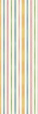 Modern roller blind with colorful vertical stripes