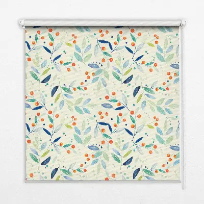 Roller blind modern mountain ash style