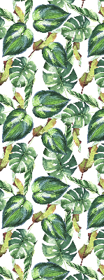 Fabric roller blind Tropical plants