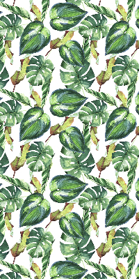 Fabric roller blind Tropical plants