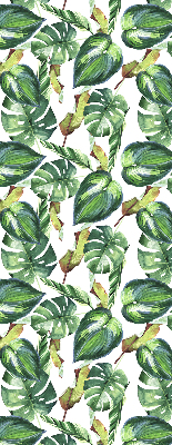 Fabric roller blind Tropical plants