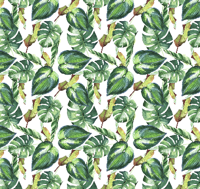 Fabric roller blind Tropical plants
