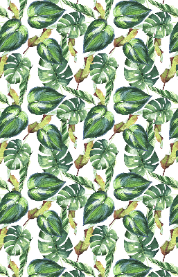 Fabric roller blind Tropical plants