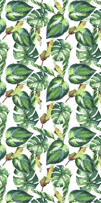 Fabric roller blind Tropical plants