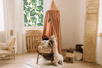 Fabric roller blind Tropical plants