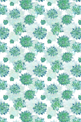 Modern roller blind Green flowers