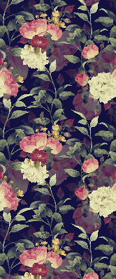 Fabric roller blind Flowers