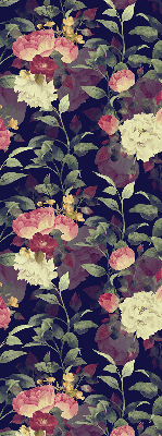 Fabric roller blind Flowers