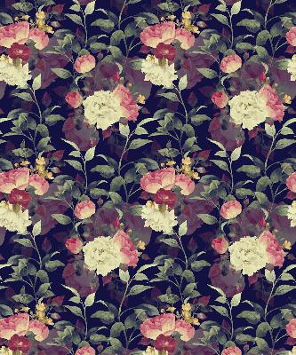 Fabric roller blind Flowers