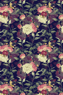 Fabric roller blind Flowers