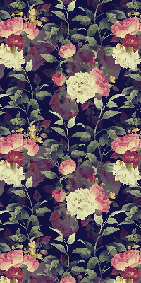 Fabric roller blind Flowers