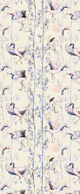 Modern roller blind Herons