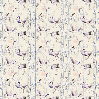 Roller blind modern Herons design