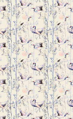 Modern roller blind Herons