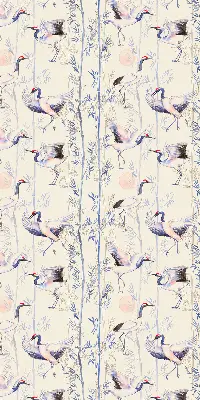 Roller blind modern Herons design