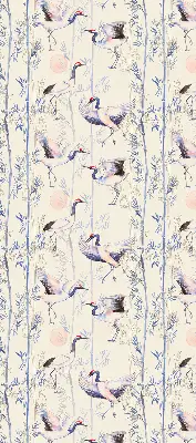 Roller blind modern Herons design