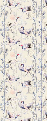 Modern roller blind Herons