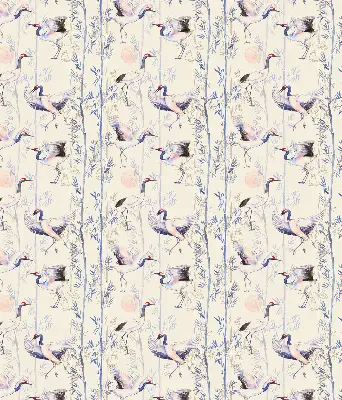 Roller blind modern Herons design