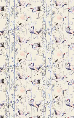 Roller blind modern Herons design