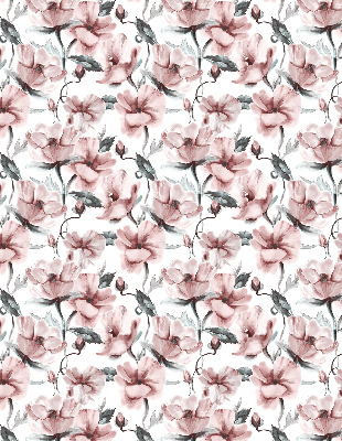 Fabric roller blind Pink flowers