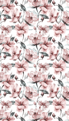 Fabric roller blind Pink flowers