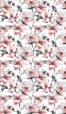 Fabric roller blind Pink flowers
