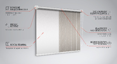 Modern roller blind Fir
