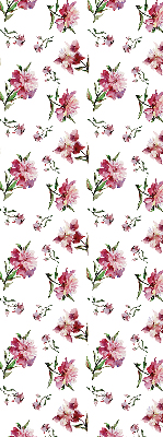 Roller blind for large window Pink flower