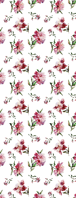 Roller blind for large window Pink flower