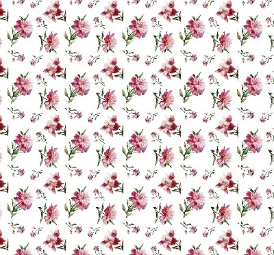 Roller blind for large window Pink flower