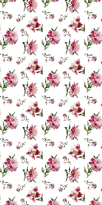 Roller blind for large window Pink flower