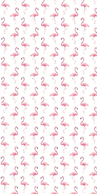 Roller blind modern flamingos print