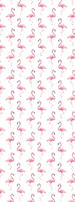 Roller blind modern flamingos print