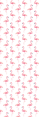 Modern roller blind Flamingos