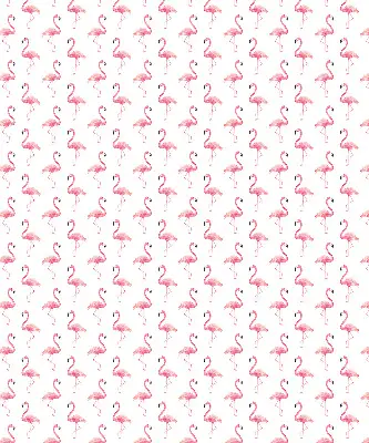 Roller blind modern flamingos print
